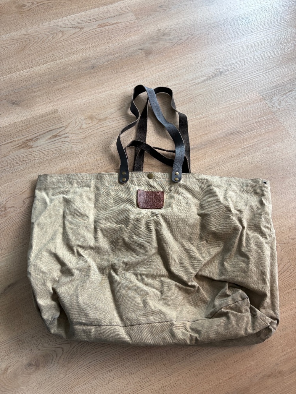 Oversized Canvas Tote Handmade